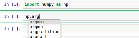 jupyter notebook tab completion